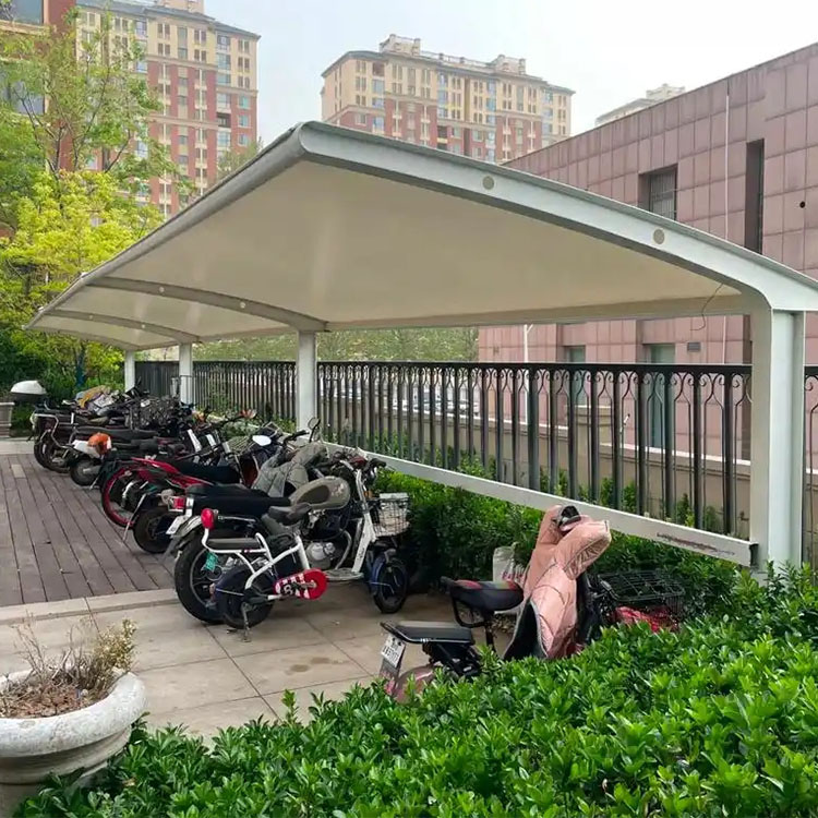 吉木乃县膜结构电动车棚